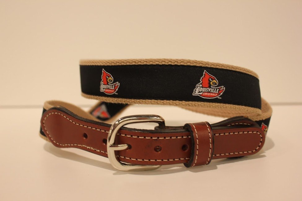 Louisville Men's Web Leather Belt