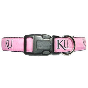 Kansas University  KU Dog Collar