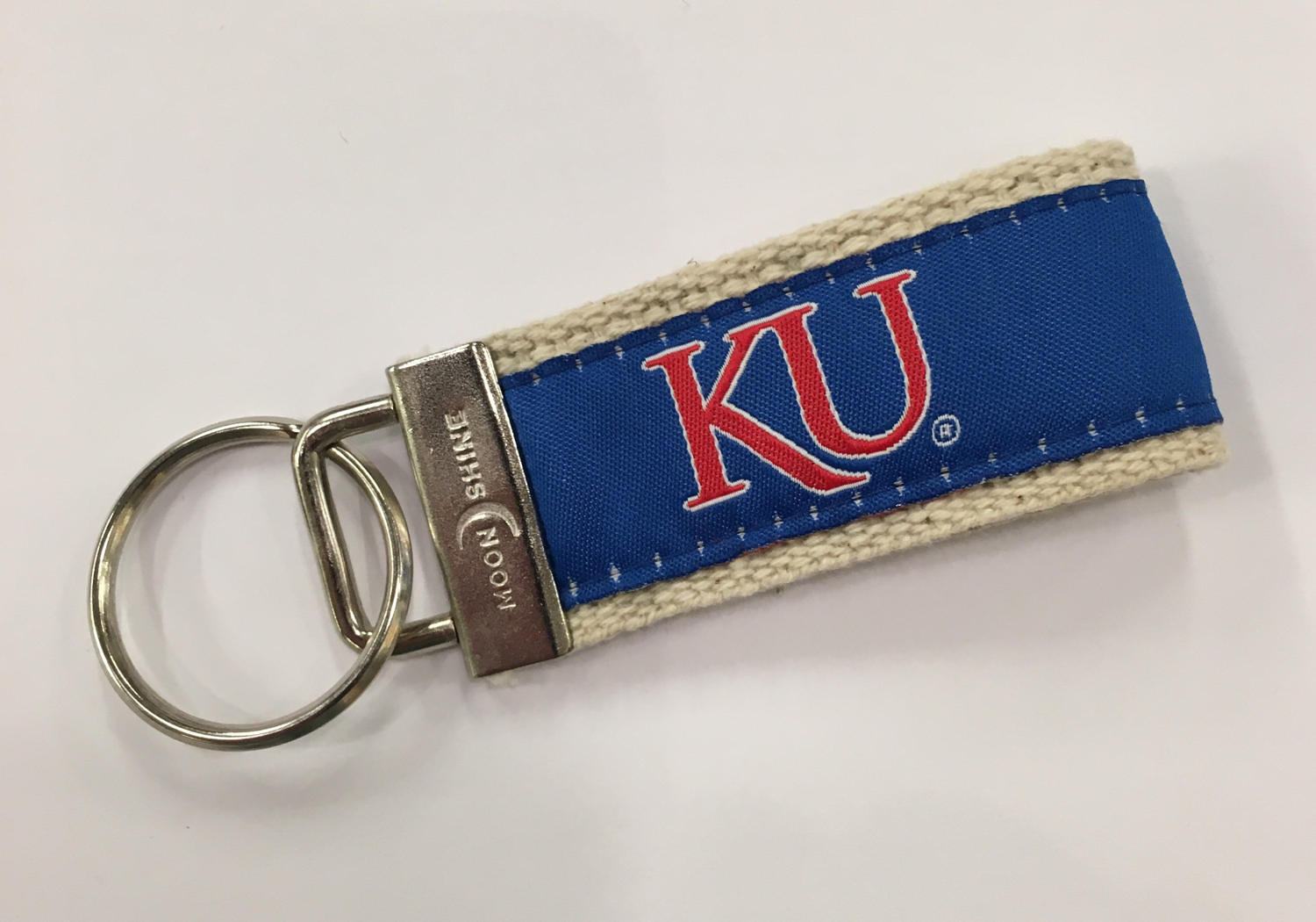 University of Kansas licensed web key chain