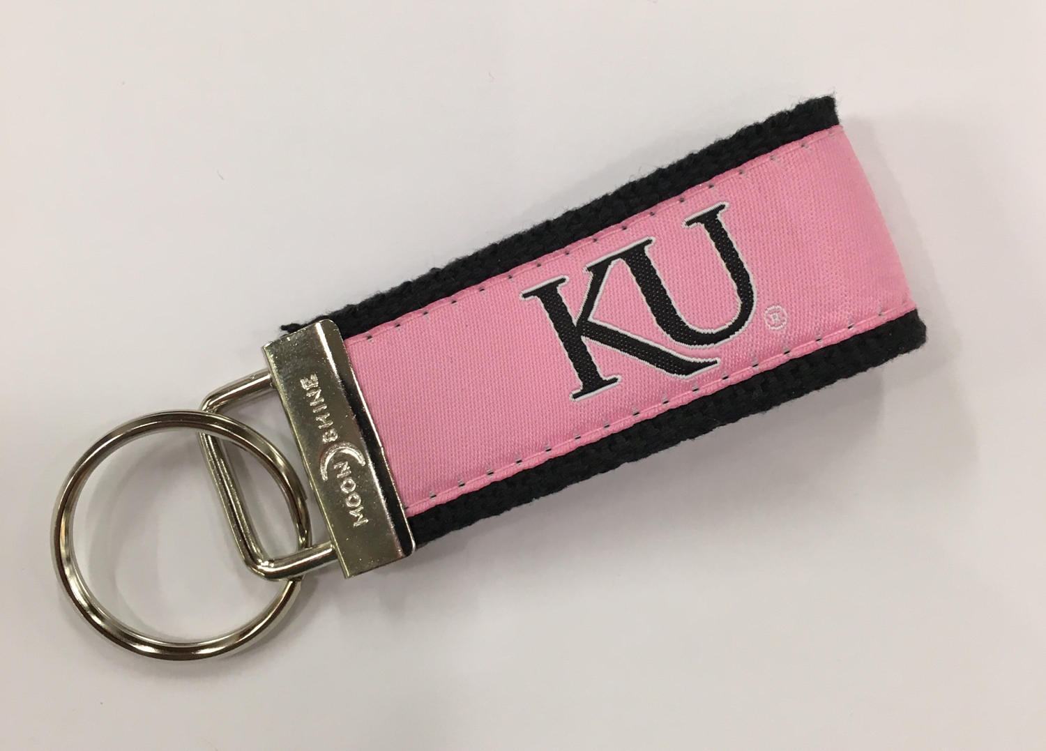 University of Kansas licensed web key chain