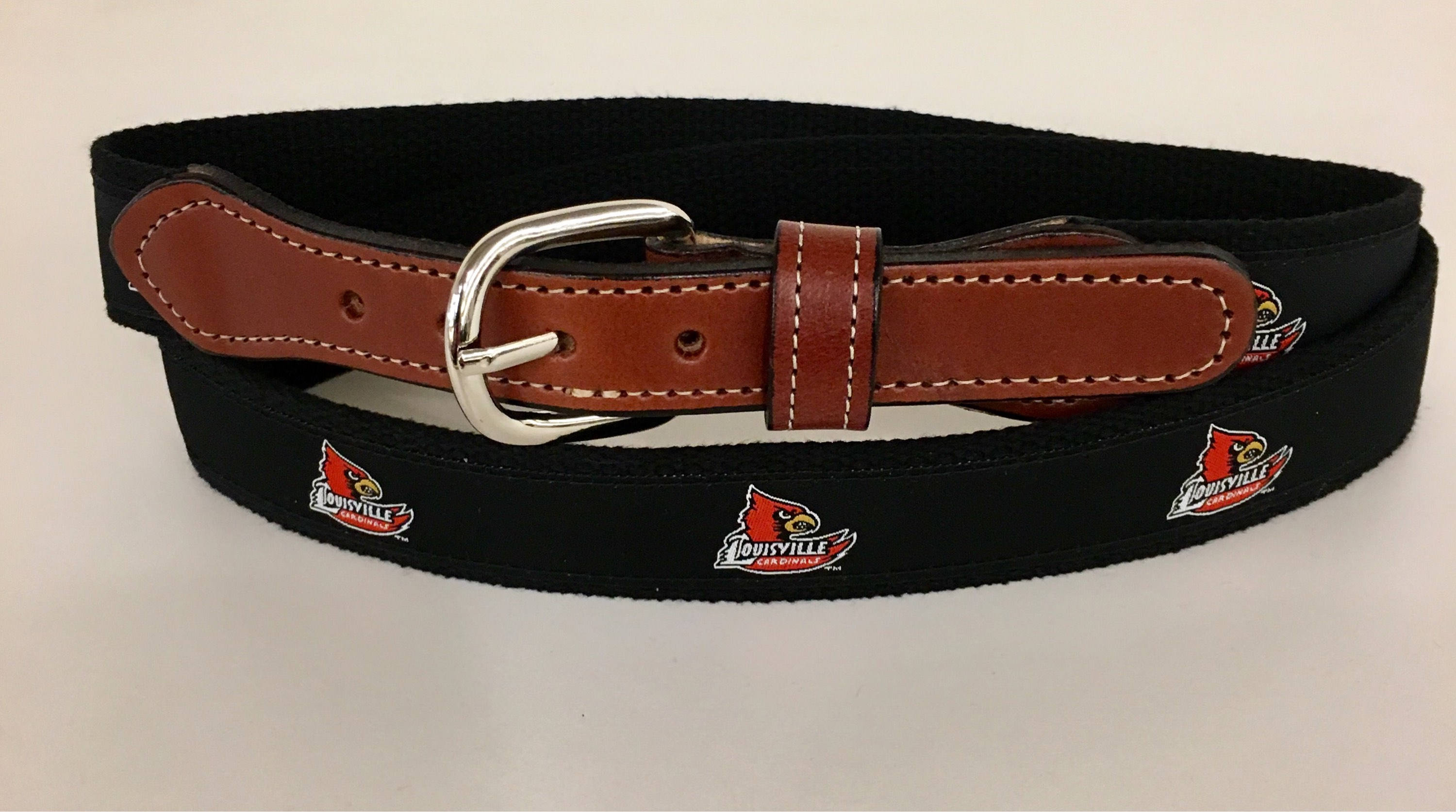 Louisville Men's Web Leather Belt – Tackle & Hollar