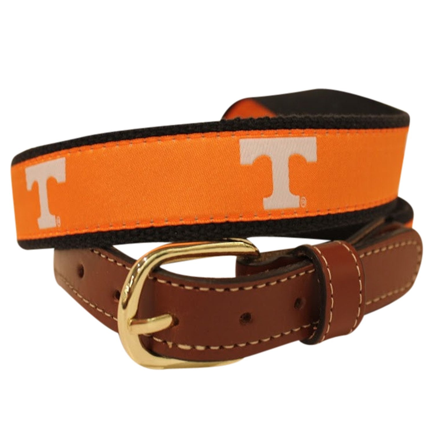 University of Tennessee Vols  Men's  Web Leather Belt