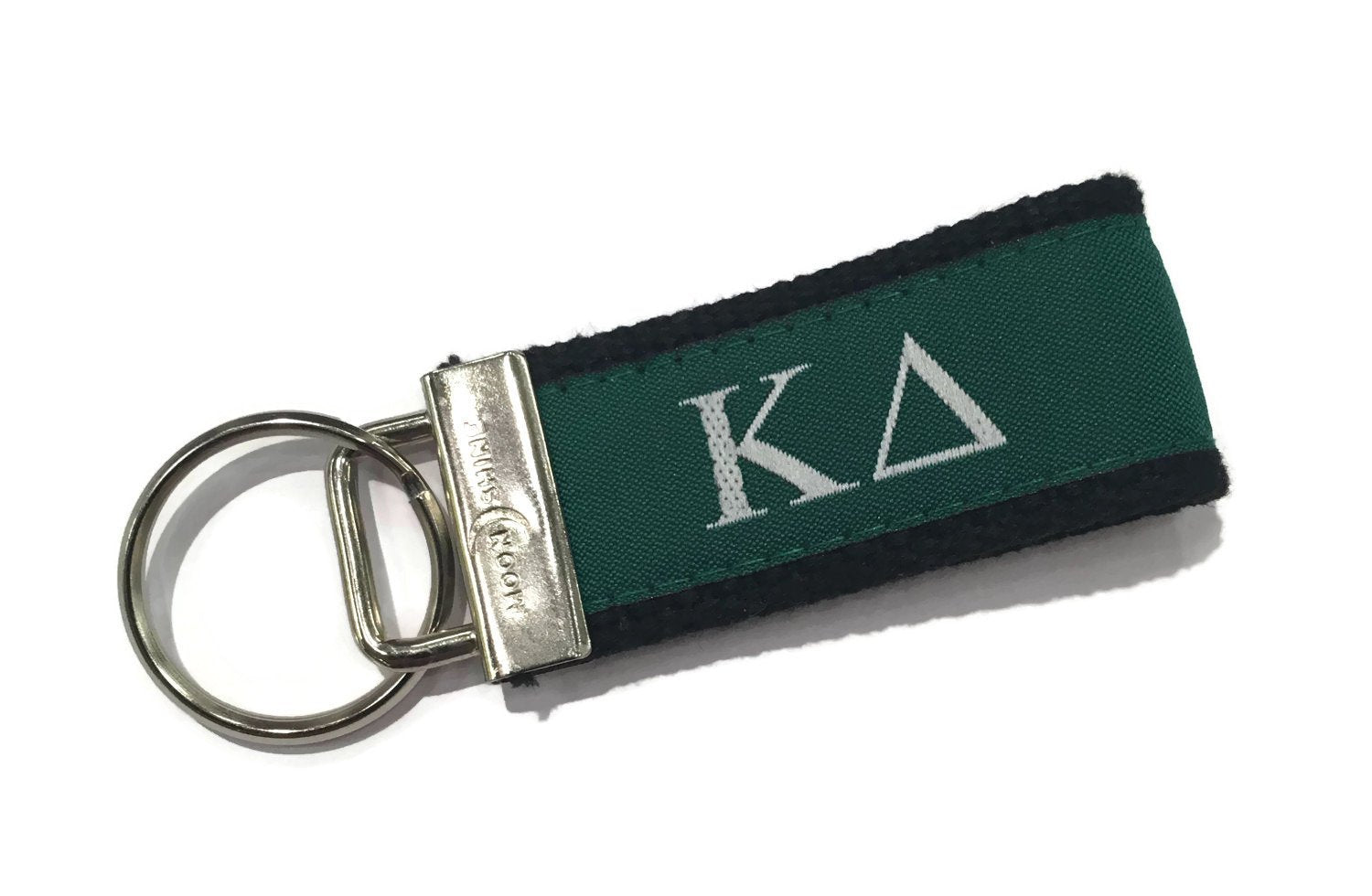 Greek Letter Kapa Delta Sorority Web Key Chain Fob.  Officially Licensed Greek Accessories.
