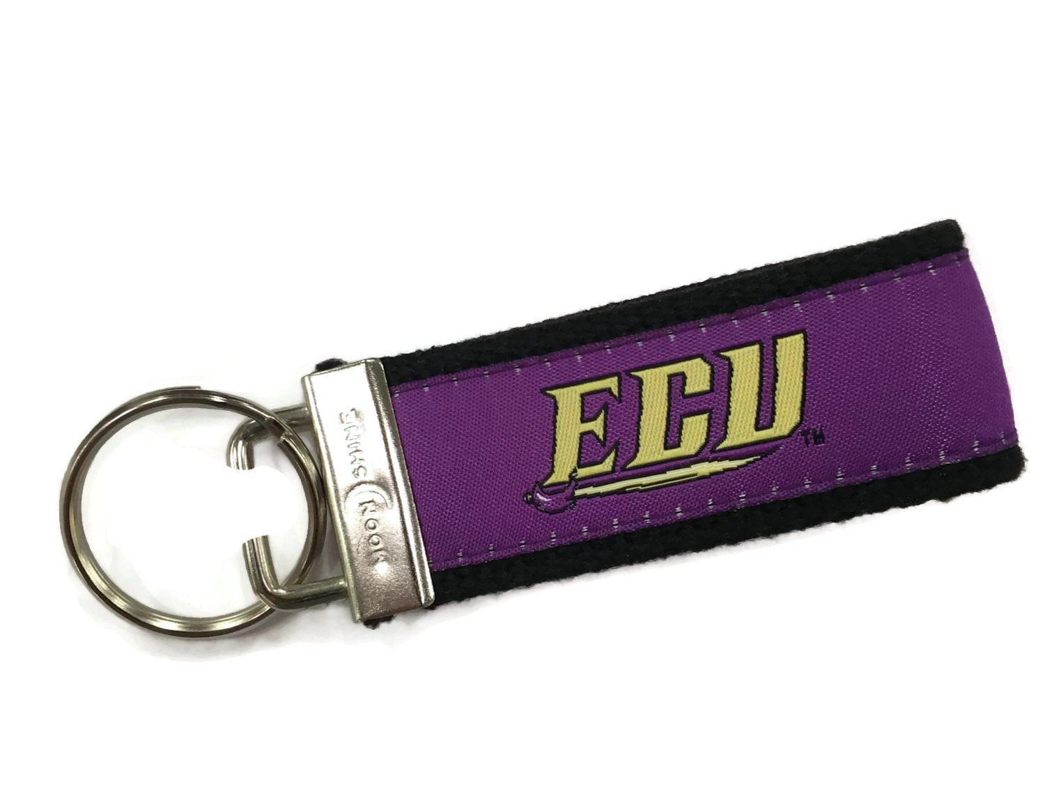 ECU East Carolina University licensed web key chain