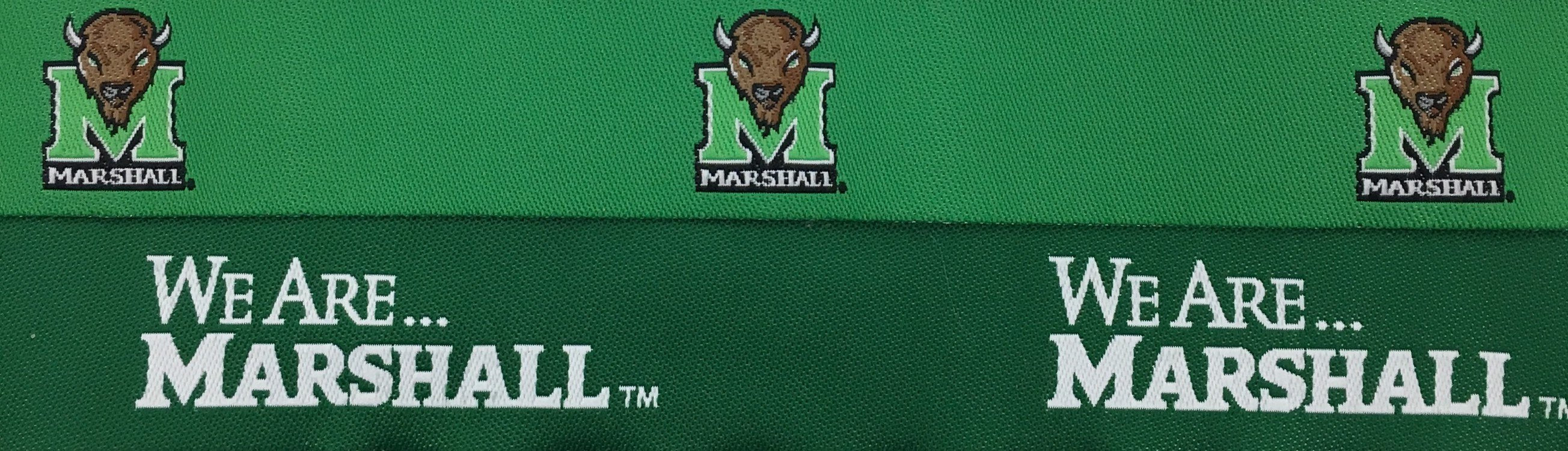 Marshall University Men's  Web Leather Belt