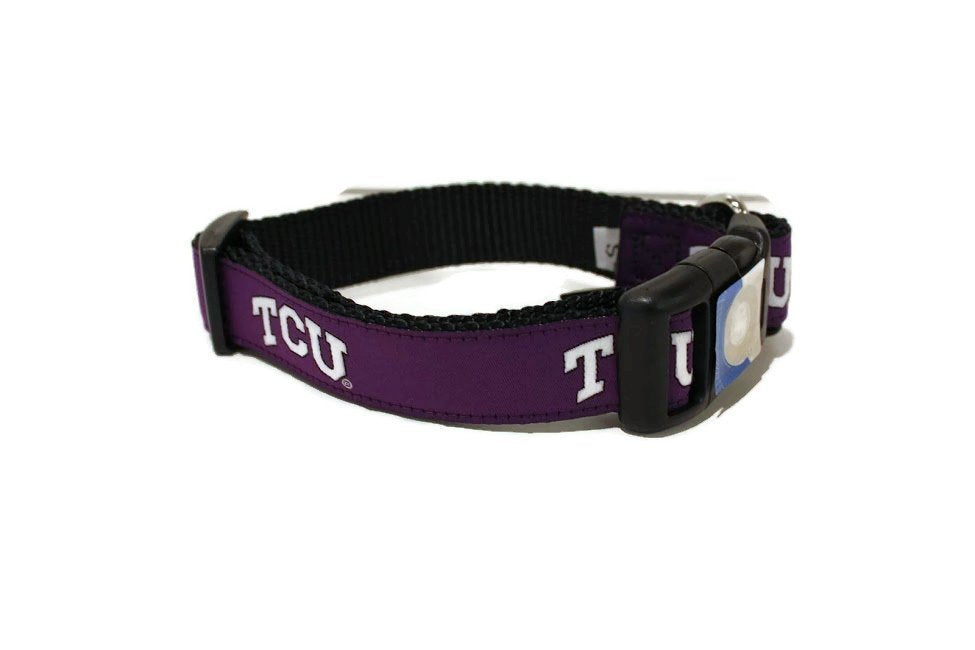 Texas Christian  University TCU   Dog Collar